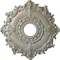 Ekena Millwork Riley Ceiling Medallion (Fits Canopies up to 4 5/8"), 18"OD x 3 1/2"ID x 1 1/2"P, Flash Gold CM18RLFLS - alternate 1